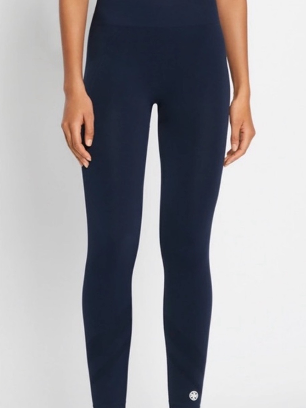 Tory Burch Deep Navy High-Rise Leggings